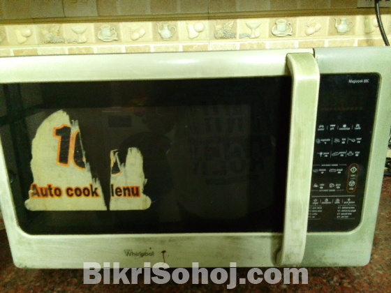 Whirlpool auto cook microwave oven